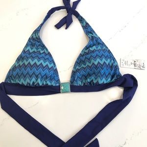 NWT WHBM Swim Halter Top Size Medium